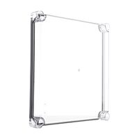 Fibox EK Cover suits 280 x 280mm Base 30mm High Clear