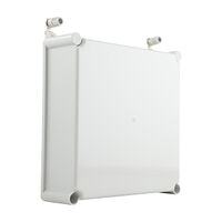 Fibox EK Cover suits 280 x 280mm Base 80mm High with Hinges Grey