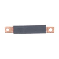 CUBIC CuFlex Flexible Copper Busbar 50mm2 Length 672mm Black and Dark Grey