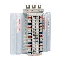 NHP POWERMAX GB Isolation Busbar Chassis DIN-T 250A 60 Way 3Pole Top Feed