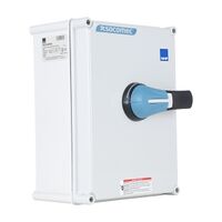 Socomec ISO Enclosed Isolator, IP 65 Plastic Grey, Handle - Blue, 3P 125A