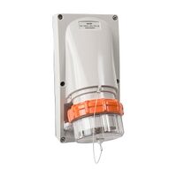 NHP ISO Appliance Inlet, 5 Round Pins 50A 500V AC, w/o Base, Grey