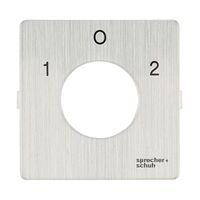 Sprecher and Schuh L2 Cam Switch Ll2A4 Legend Plate 48 x 48mm 1 0 2