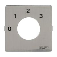 Sprecher and Schuh L2 Cam Switch Ll2A4 Legend Plate 48 x 48mm 0 1 2 3