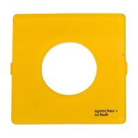 Sprecher and Schuh L2 Cam Switch Ll2I4 Legend Plate 48 x 48mm Yellow Blank