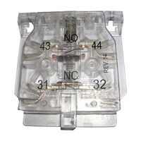 Microelettrica Contactor Auxiliary Contact with 1NO  and 1NC Contact Right Hand Mount for LTHS125