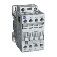 Allen-Bradley 100E Contactor 4kW 3P 24-60V AC/20-60V DC Coil 1NC Auxiliary