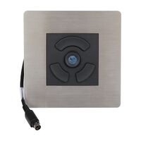 Allen-Bradley Industrial Computer and Monitor Accessories PS 2 Panel Mount Mouse Stainless Steel
