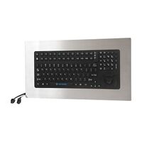 AB Industrial Computer and Monitor Accessories PS 2 Keyboard Mouse 113 Keys Stainless Steel