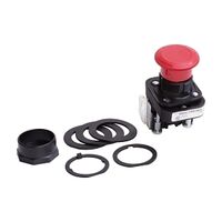 Allen-Bradley 800H Pushbutton 30.5mm Complete PL FS 60mm Jumbo Head PP TTR 1NCLB Red