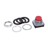 Allen-Bradley 800T Pushbutton 30.5mm Extended Head Non Illuminated No Contacts Red