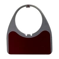 Austrol N100 Legend Plate Blank Red 51 x 54mm Large to suit E Stops and Mushroom Operators