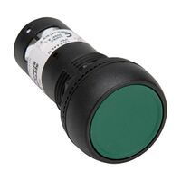 Sprecher and Schuh D7 Pushbutton 22.5mm Monolithic Flush 1 NO Green