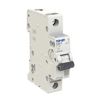 NHP DIN-T Miniature Circuit Breaker MCB 6kA 1 Pole 50A C Curve