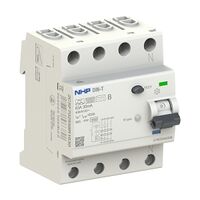NHP DIN-T Residual Current Device RCCB 3 Pole and Switched Neutral 63A 30mA Type B