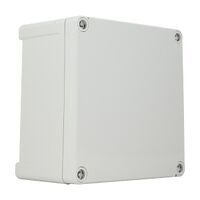 NHP NLINE Terminal Box Plastic IP65 H130 x W130 x D75mm Grey