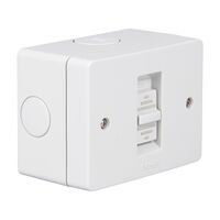 NHP NLINE Surface Switch, Large IP 66 Plastic, 1 Gang, 1 Pole 16A 250V AC