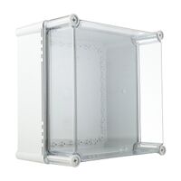 Fibox SOLID Terminal Box PC IP66 and IP67 H280 x W280 x D130mm Clear