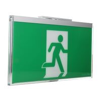 Stanilite Single Point Platinum Exit Lighting LED Evago Wall Mount SS
