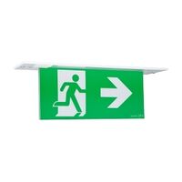 Stanilite Single Point Platinum Exit Lighting LED Edgelit Recessed Original Style