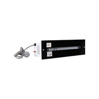 Stanilite Nexus LX Platinum Exit Lighting LED Edgelit Recessed Black Original Style