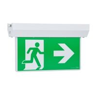 Stanilite Single Point Signature Exit Lighting LED Edgelit Surface Mount DALI
