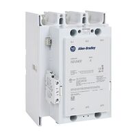 Allen-Bradley 100E Contactor 250kW 3Pole 48-130V AC/DC EI Coil 1NO 1NC Auxiliary