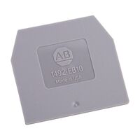 Allen-Bradley 1492-W End Plate For 1492W6 W10 W16S Grey