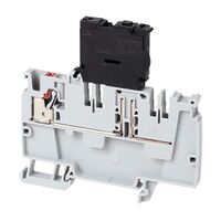 Allen-Bradley 1492-P Push-in Power Distribution Terminal 4mm 1 Red Fuse Block 36V End Grey