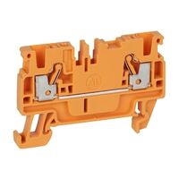 Allen-Bradley 1492-P Push-in Terminal 2.5mm 1 Level 2 Conductor Entries Orange