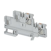 Allen-Bradley 1492-P Push-in Plug-in Type Terminal 2.5mm 2 Level 2 Conductor Entries Grey