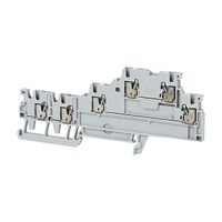 Allen-Bradley 1492-P Push-in Sensor Terminal 1.5mm 1 Level 4 Conductor Entries Grey