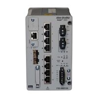 AB Stratix 5800 Modular base, Advance, 8 x 100MB copper ports, 2 x 1GB SFP slots, layer 2