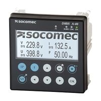Socomec DIRIS A-40 Quick Connect Multifunction Meter RS485 3I 2O