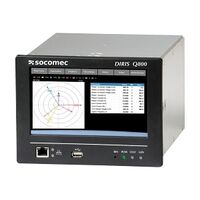 Socomec Digiware Q-800 Advanced Power Quality Analyser with Display RS485 Ethernet USB