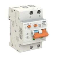 NHP MOD6+ Arc Fault Detection Device AFDD & RCBO 6kA 1 Pole and Switched N 16A C Curve 30mA Type A