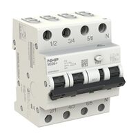 NHP MOD6+ RCBO 6kA 3 Pole and Switched N 32A C Curve 30mA Type A