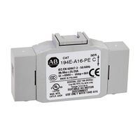 Allen-Bradley 194E Earth Terminal for 194EA Base/DIN Rail mount 16A