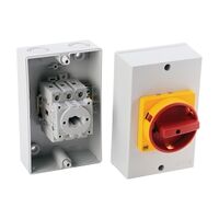 Allen-Bradley 194E Enclosed Disconnect Switch IP 65 Plastic, Type N Actuator Red/Yellow, 3 Pole 25A