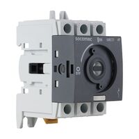 Socomec SLBM Load Break Switch Body, Base/DIN Rail mount, 3P 40A