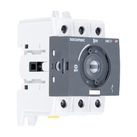 Socomec SLBM Load Break Switch Body, Base/DIN Rail mount, 3P 80A