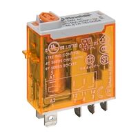 Finder 46 Series Miniature Relay 16A 1 CO 110V AC Coil with PB plus LED plus Mech. Indicator