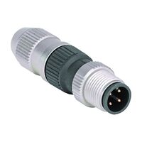 AB Pre Wired Connection System Receptacle M20 x 1.5 8 Pin 22AWG DC Micro M12 Straight Male