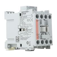 S+S CA7 Contactor 11kW 3Pole 415VAC Coil 1NO Contact Auxiliary