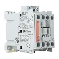 S+S CA7 Contactor 11kW 4Pole 110VAC Coil 2NO 2NC Contact Auxiliary