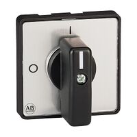Allen-Bradley 194L Handle Type A 64 x 64mm Grey and Black 90 Degree 0 1