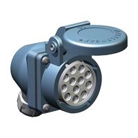 PROCONECT 3PSS Socket Outlet, 12 PIN, 10A 500V AC