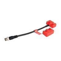 Allen-Bradley 440N Magnetically Coded MC2 2NC SSR Safety Output 1PNP Aux LED 6In 8Pin Micro M12