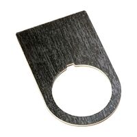 Allen-Bradley 800F Legend Plate 30 x 50mm, FASTER, Black with White Text
