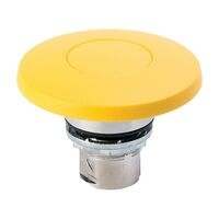 Allen-Bradley 800F Pushbutton 22.5mm Metal Momentary Mushroom Head 60 mm Yellow